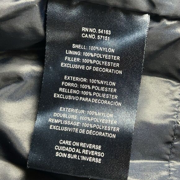 Tommy Hilfiger Men's Small Taslan Retro Puffer Puffy Jacket Colorblock Gray - Picture 9 of 11